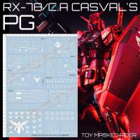 ราคา ดีคอลน้ำ DECAL PG 1/60 RX-78/C.A CASVAL'S GUNDAM (28916517376)