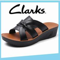 ราคา Clarks รองเท้าแตะส้นแบนสำหรับผู้หญิง (40967072288)