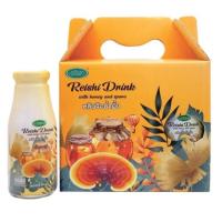 ราคา Dr. Surapol Reishi Drink With Honey & Spore น้ำเห็ดหลินจือน้ำผึ้ง สูตรผสมสปอร์ ตรา ดร.สุรพล (220ml x 6 Bottles) Supurra (16737432159)