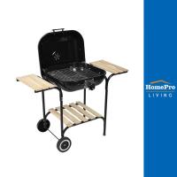 ราคา [จัดส่งอย่างเดียว] HomePro เตาถ่านย่างบาร์บีคิว BBQ SPRING 22T ฝาอบ สีดำ แบรนด์ SPRING (11066985690)