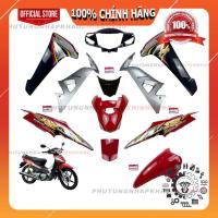 ราคา [ODD ITEMS]ชุดเสื้อ Wave RS 100 2006 2007 สีแดงแท้ ชุดเสื้อ Wave RS100 (46853462083)