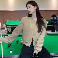 ราคา แจ็คเก็ตไหล่สั้นสำหรับผู้หญิง สไตล์เกาหลี เหมาะกับฤดูใบไม้ผลิและใบไม้ร่วง (52755157918)