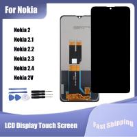 ราคา สําหรับ Nokia 2 2.1 2.2 2.3 2.4 2V จอแสดงผล LCD Touch Screen Digitizer Assembly Replacement Parts (44024269500)