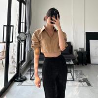 ราคา Kemeja WEARTWOGOOD เสื้อครอป Kyra - PETITE &amp; เสื้อครอปแขนยาว MINI SIZE (29365203531)