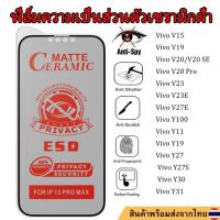 ราคา เต็มจอ ฟิล์มกันเสือก ฟิล์มเซรามิก For Vivo V15 V19 V20 V20SE V21 V23E V25 V27E V29E Y01 Y02S Y03 Y15S Y21 Y22 Y100 Y19 (28169067371)