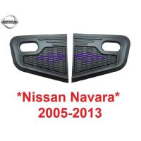ราคา 1คู่ ครอบไฟแก้ม สีดำด้าน NISSAN NAVARA D40 2005 - 2014 ครอบไฟเลี้ยว นิสสัน นาวาร่า ครอบไฟข้างรถ ครอบแก้มข้าง แก้มข้าง (7931549402)