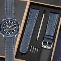 ราคา C For Citizen Blue Angel Second Generation Genuine Leather Needle Buckle Watch Strap Jy8078-52L/01L (41976444824)