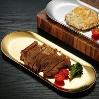 ราคา ถาด ถาดสเตลเลส ถาดผลไม้ ถาดอาหาร ถาดเครื่องประดับ ถาดใส่ผลไม้ ถาดขนม ถาดใส่อาหาร ถาดวงรี ถาดเกาหลี ถาดใส่ของ วางผลไม้ (24973603763)