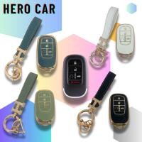 ราคา Honda Civic Accord Vezel 2022 สำหรับ4ปุ่ม ปลอกหุ้มกุญแจรีโมทรถยนต์ เคสกุญแจรีโมทรถยนต์ ซองกุญแจรถยน์ TPU แบบหุ้มเต็ม (23863809257)