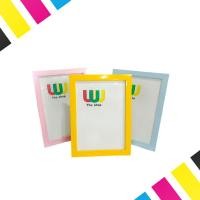 ราคา กรอบรูป กรอบรูปสี กรอบสีพาสเทล ขนาดA4 UUU The shop (25317102267)