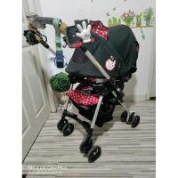 ราคา รถเข็นเด็ก ญี่ปุ่น แท้❤️ Goodbaby mickey ❤️ สีสวยสภาพดี พับเล็ก นอนราบ เข็นสองทาง (14499152027)