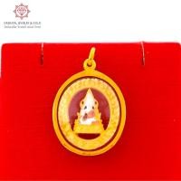 ราคา [ถูกที่สุด] OJ GOLD จี้พระพุทธชินราช ทรงไข่ ซุ้ม 3 สีทองแท้ 90% มีใบรับประกัน จี้พระทองแท้ จี้พระ พระพุทธชินราช (15530217616)