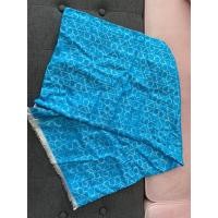 ราคา Calvin Klein Monogram Logo Pashmina Scarf# Blue (4579234958)