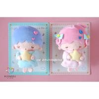 ราคา (พร้อมส่งของแท้!) ❤︎ Sanrio JP / Mascot Brooch (Frame Design) "Little Twin Stars" (KiKi & LaLa) ชุดเข็มกลัดมาสคอตพาสเทล! (40373255879)