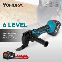 ราคา Yofidra Brushless Oscillating Multi-Tool Electric Saw Trimmer/Shovel/Cutting/Polishing Woodworking (41426866413)