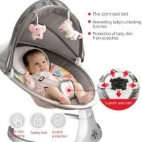 ราคา ส่งฟรี เปลไกวเด็ก เปลไกวไฟฟ้า เปลไกวอัตโนมัติ มีเสียง มีรีโมท (7736426277)