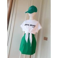 ราคา New in ✨ เสื้อยืด miu miu ผูกโบว์หน้า (8848849740)