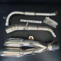 ราคา คอท่อสแตนเลส Honda MSX MSX-SF Demon125 พร้อม ปลายท่อ Akapovic ท่อคู่สีเงินเงา เสียงแน่น (18770249640)