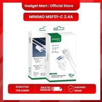 ราคา SAVER TYPE C 2 PORT MINIMO MSF01-C 2.4A สีขาว (43005711449)
