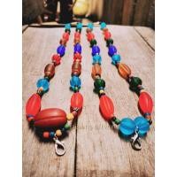 ราคา สร้อยคอลูกปัด ลูกปัดโบราณ ลูกปัดหินสี สร้อยลูกปัดหลากสี สร้อยลูกปัดเหมือนโบราณ สร้อยคอหิน สร้อยลูกปัดธรรมชาติยาว 24 นิ้ว (10528909407)