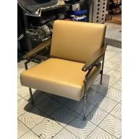 ราคา เก้าอี้อาร์มแชร์ armchair หนังเทียม PVC สี ครีม (54801025814)