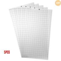 ราคา [2025 ใหม่] แผ่นรองตัดเปลี่ยนแผ่นกาวโปร่งใสพร้อมตารางวัด 12x24 นิ้วสําหรับ Silhouette Cameo สํารวจเครื่องพล็อตเตอร์ 5 ชิ้น (43010371487)