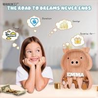 ราคา เงินโชคดีกระปุกออมสินไม้เนื้อแข็งเหรียญกระปุกออมสินเด็กธนาคารข้ามพรมแดนกระปุกออมสินอะคริลิโปร่งใส IRJ (52804746320)