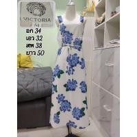 ราคา เดรสยาว งานป้าย VICTORIA ไซส์M (13997335060)