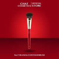 ราคา ฉัตร แปรงทรงพุ่ม สำหรับปัดแก้มและคอนทัวร์ ใช้กับแป้งอัดแข็งหรือรองพื้น CHAT Blush & Contour Brush No.17 (22437935529)