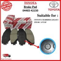 ราคา ผ้าเบรคหน้า TOYOTA - TOYOTA HARRIER 2.0 2.5 ZSU60 AVU65 ( 2014-2021 ) 04465-42150 ผ้าเบรก (41828127839)