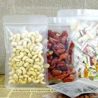 ราคา ถุงก้นแบน ถุงพลาสติก ซองซิป พลาสติก เนื้อขุ่น ตั้งไม่ได้ ใส่ขนม ใส่อาหาร ซิปแน่น ล็อคสนิท [ 50 ใบ / แพค ] - Acplusglobal (27021298593)