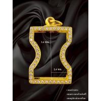 ราคา กรอบพระ กรอบมเหศวรฝังเพชรหน้าทอง3.4*2.4.ซม. / ขึ้นงานจากทองเหลืองบริสุทธิ์ปราศจากสารนิกเกิล (42114468935)