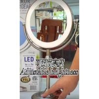 ราคา VanityGlow 8.5-Inch Dual-Sided LED Makeup Mirror พร้อมการขยาย 7 เท่า - Desktop Edition8.5英面带灯7การ妆化妆日用桌金面化镜 (26462235586)