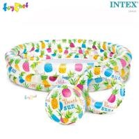ราคา Intex สระเป่าลม-บอล-ห่วง 52 นิ้ว (1.32x0.28 ม.) ลายอ่างผลไม้รวม รุ่น 59469 (24105132512)