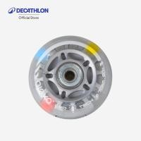 ราคา Decathlon Kids' Light-Up Inline Skate Wheels ล้อรองเท้าสเก็ตสำหรับเด็กพร้อมลูกปืน Flash 70 มม. 80A 2 ชิ้น - White White (44414513038)