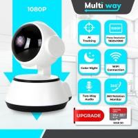 ราคา MULTIWAY Q6 32GB 1080P Smart Security Cam 360 องศา HD ไร้สาย WiFi Night Vision กล้องวงจรปิดนาฬิกาปลุก Cloud (43827368770)