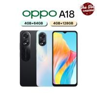 ราคา OPPO A18 (4+64GB)(4+128GB) l โทรศัพท์มือถือ แบตใหญ่ 5,000mAh กล้อง 8 MP ประกันเครื่องศูนย์ไทย (25733477237)