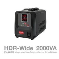 ราคา รุ่นใหม่2025! เครื่องควบคุมแรงดันไฟฟ้า (Stabilizer) ZIRCON รุ่น HDR-WIDE 2000VA (Max.1600W) ป้องกันไฟตกไฟเกินไฟกระชาก (27736935683)