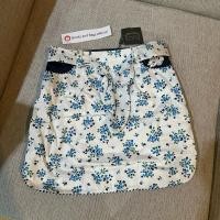 ราคา [Size S] Senada Skirt with belt กระโปรงสอบ พิมพ์ลายดอกไม้ มาพร้อมเข็มขัดผ้า (24075699467)