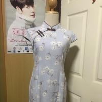 ราคา เดรสสีฟ้าพาสเทล ลายดอก (4218892243)