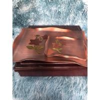 ราคา ถาดอาหาร รองแก้วสแตนเลสมือสองญี่ปุ่น6ชิ้น (25180704911)