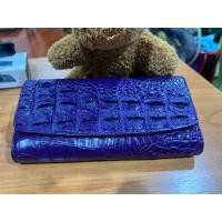 ราคา กระเป๋าหนังจระเข้แท้ สีม่วง เรียกทรัพย์ | Crocodile Leather Clutch Limited Edition หรูหรา สวยเด่น ของแท้ 100% (27242830163)