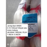 ราคา MATA Arida ตกปลาสุทธิ 0.15 100md/100yds TATE / MALANG EYES / REBAH EYES SIZE JUST CHOOSE 1 นิ้ว - 5 นิ้วตกปลา trawl ardard net สายตกปลา (56854370193)