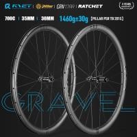 ราคา RYET 700C GRVL Carbon Wheelset สำหรับ Cyclocross &amp; Tubeless พร้อมเทคโนโลยี.Center-Lock/6 Bolt Hub ปี 2015 (43677891248)