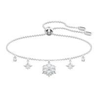 ราคา สร้อยข้อมือสวารอฟสกี้เกล็ดหิมะ สไตล์หญิง สำหรับของขวัญวันวาเลนไทน์ (51754359863)