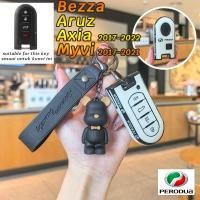 ราคา Aruz Bezza Perodua เคสกุญแจรีโมทรถยนต์พวงกุญแจ Myvi 2017-2021 Axia 2017-2021 Axia 2017-2022 tpu ฝาครอบกุญแจรถ (40727458680)