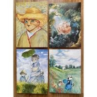 ราคา บัตรอวยพร พร้อมซอง Cats in Art 1 (10385837762)