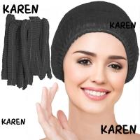 ราคา KARENGOODS 100 ชิ้นผม, สีดํา 21in Double Tendons ผมสําหรับวิกผม, Cubre Canas Para Mujer ผ้าไม่ทอตาข่ายโครเชต์ผมห้องครัว (51404758099)