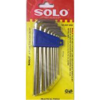 ราคา กุญแจหกเหลี่ยม ประแจหกเหลี่ยมโซโล solo ประแจแอล หกเหลี่ยม 8 ตัวชุด หัวตัด ประแจSOLO no.905 ประแจ 6เหลี่ยม ปะแจแฉก (1451905991)