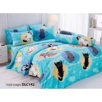 ราคา ลิขสิทธิ์แท้%DLC 142 ลายแมวทูลหัวของบ่าว :Tulip Delight ชุดเครื่องนอนทิวลิป ลายการ์ตูนลิขสิทธ์ ผ้าปู 3.5, 5,6ฟุตผ้านวม (25368695978)